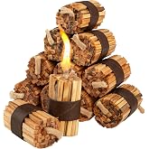 Fire Starter Sticks 20-Pack Refill - Pine Wood Firestarter Kindling Bundles - Indoor or Outdoor Fire Starters for Campfires, Grills, Wood Stoves, Firepits or Fireplaces by Kings County Tools