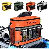 Kayak Cooler Behind Seat - Waterproof Cooler Bag Compatible with Lawn-Chair Seat Kayak,Kayak Accessories Camping Cooler, Portable Ice Chest for Fishing, Beach,Picnic, Trips (Orange, Medium)