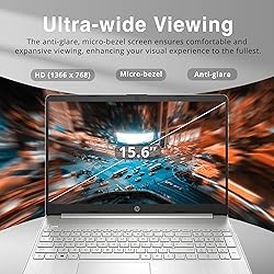 HP 2022 15.6" HD BrightView Laptop, Intel Pentium