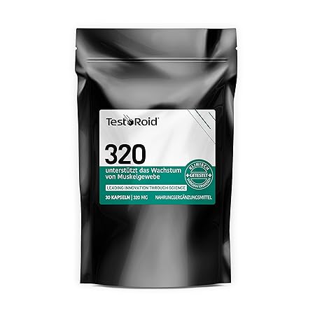 TESTOROID 320 ANABOLISCHER TESTOSTERON BOOSTER STÄRKSTER IN DEUTSCHLAND 100 % NATÜRLICH UND SICHER