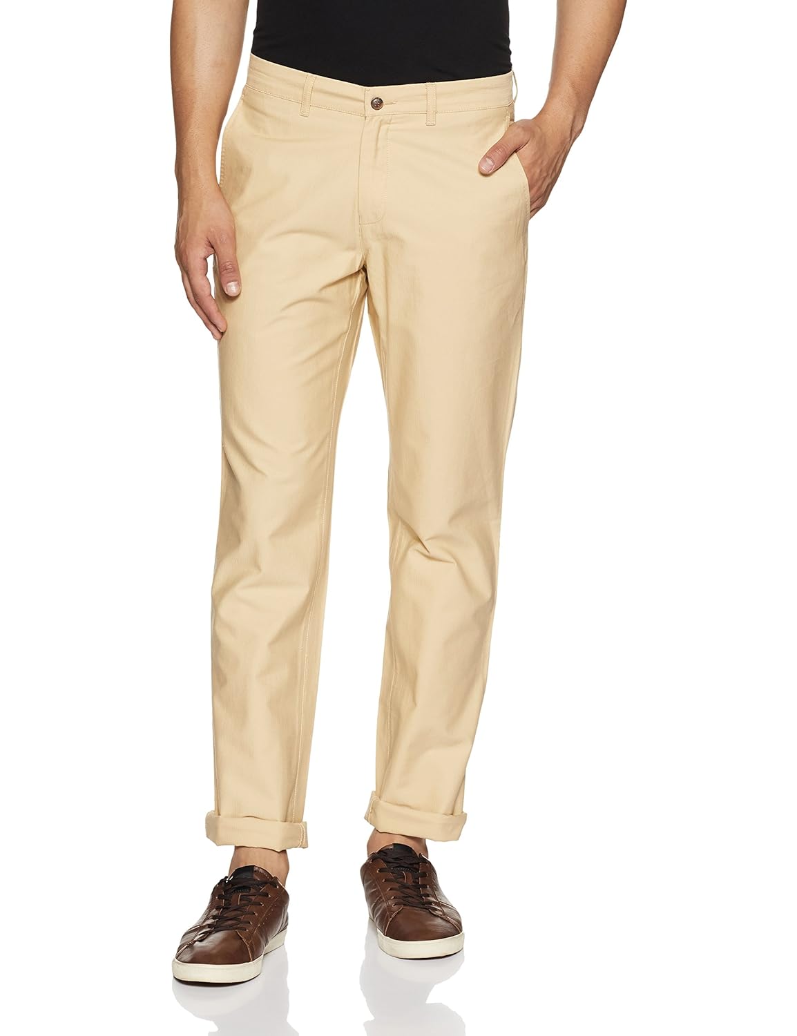 blackberrys men's slim fit casual trousers