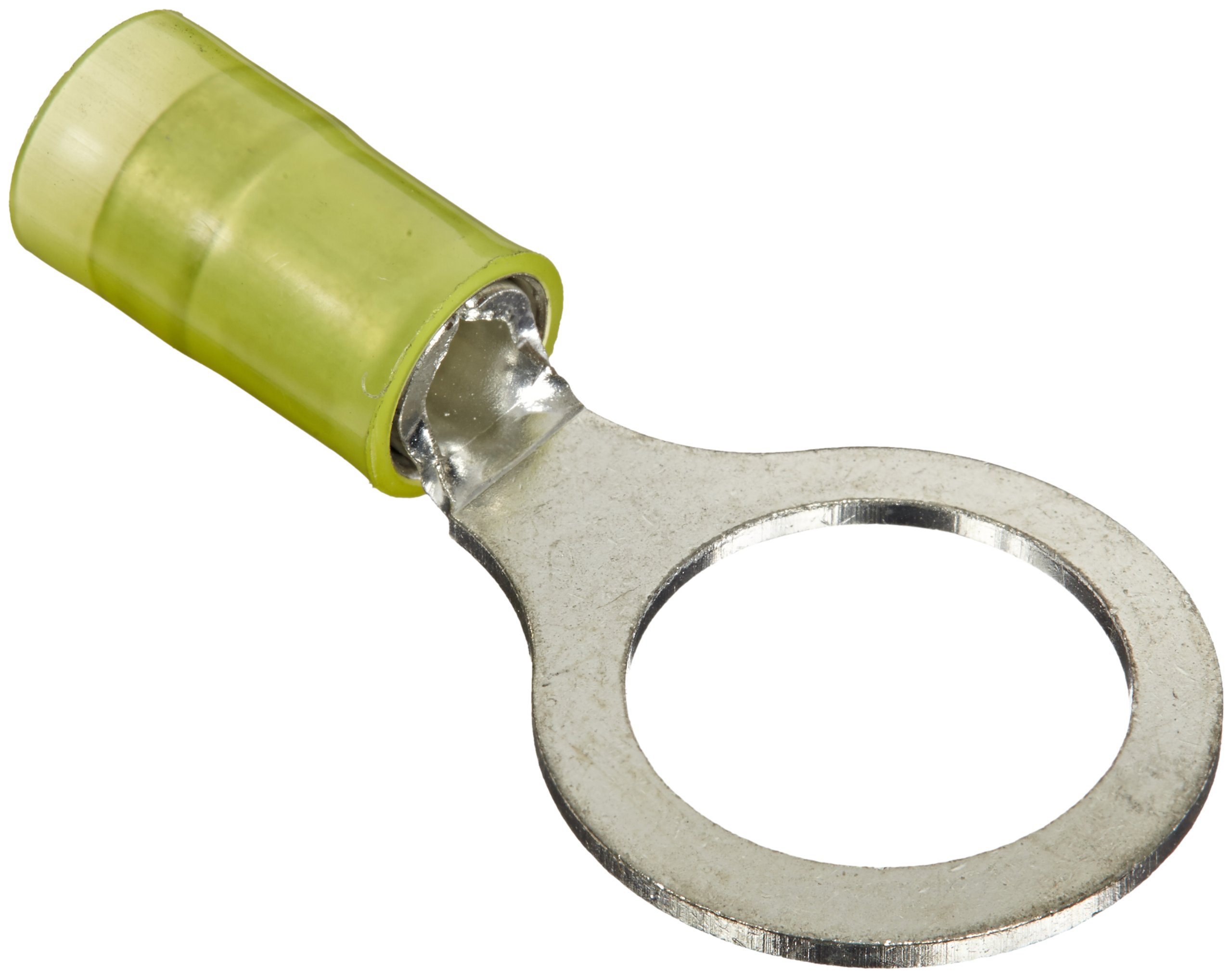 Panduit PN1012RQ Ring Terminal, Nylon Insulated, 12 10 AWG, 1/2