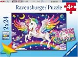 Ravensburger Unicorn & Pegasus 2x24 Pieces Puzzles for Kids 3+ Ages