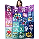 ACBEAT Teacher Appreciation Gifts, Gift for Teachers Throw Blanket 60"x50", Teacher Gifts for Women/Men, Best Teachers Gift Ideas for Teacher's Day Mentor Christmas Birthday Graduation Retirement