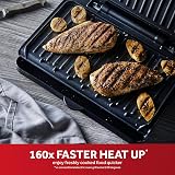 George Foreman Medium Electric Fit Grill Black 1630W Non-stick Easy Clean view 5