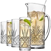 Godinger Dublin Collection Tall Beverage Glasses - Set Of 4 All Purpose Highball - View #3