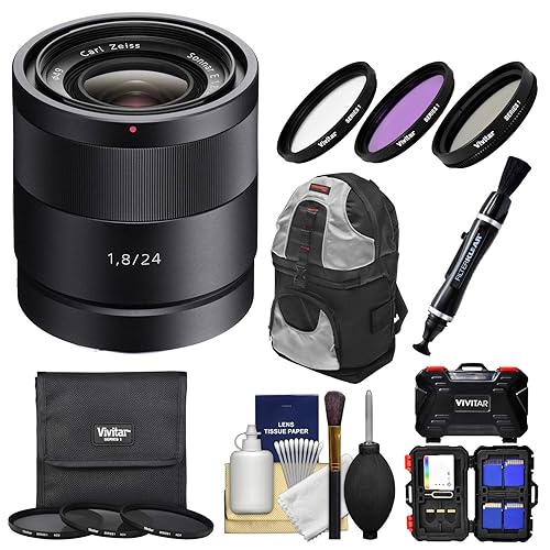 Sony Alpha E-Mount Carl Zeiss Sonnar T* 24mm ZA Lens with