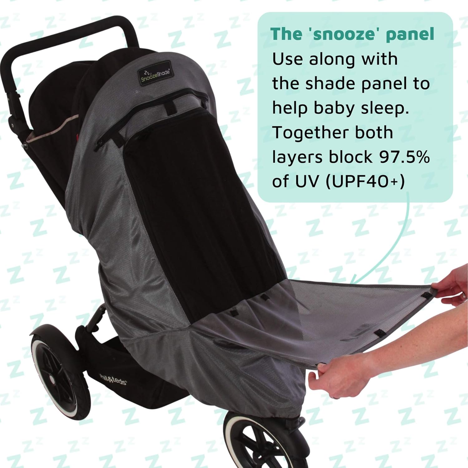 snooze shade pram cover