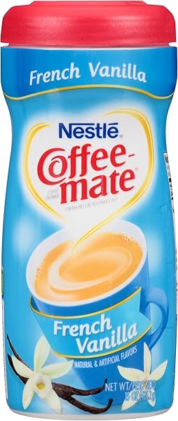 COFFEE MATE FRENCH VANILLA POWDER COFFEE CREAMER 15 OZ. CANISTER