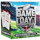 OFF TOPIC Game Day Football Card Game for Adults - Party Games for Football - 2-in-1 Adult Games