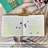 tumuarta Square Watercolor Journal 14x14cm 300gsm 25% Cotton Cold Press view 3