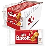 Lotus Biscoff Cookies, Caramelized Biscuit Cookie Snack, Dispenser Box (20 sleeves of 2 extra large cookies) Vegan, 0.9 Ounce