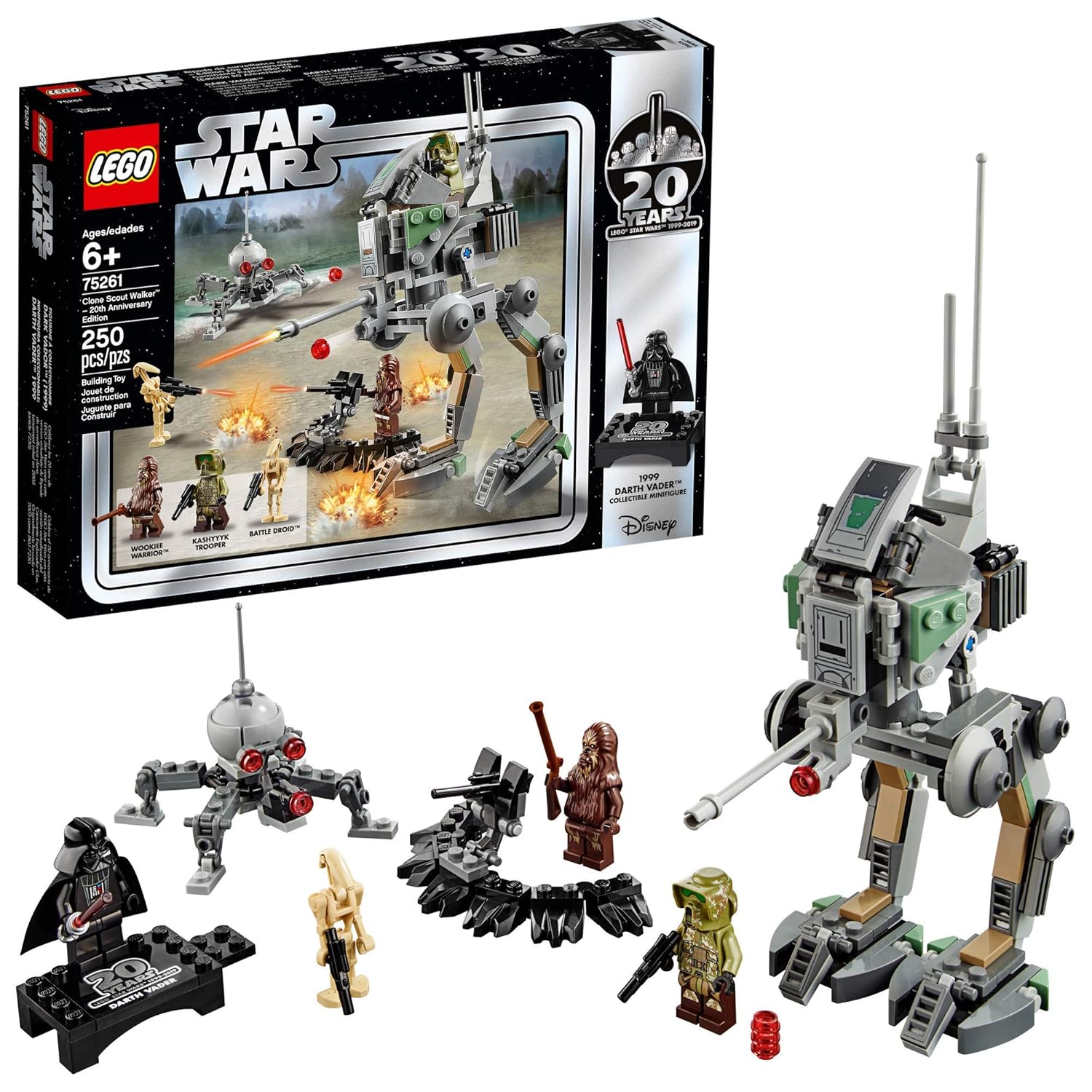 Which Is The Best Lego Star Wars 20Th Anniversary Edition Clone Scout Walker 75261 Building Set