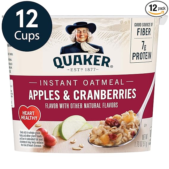 Quaker Instant Oatmeal Apple Crisp Nutrition Facts Besto Blog
