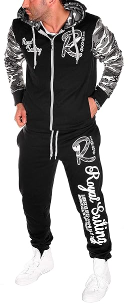 Herren Fitness Jogginganzug Sportanzug Trainingsanzug A. Royal Sailing