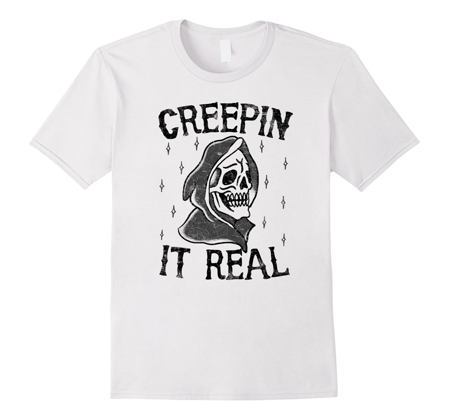 Creepin It Real - Halloween Skeleton Shirt Kids Adult Women- TPT