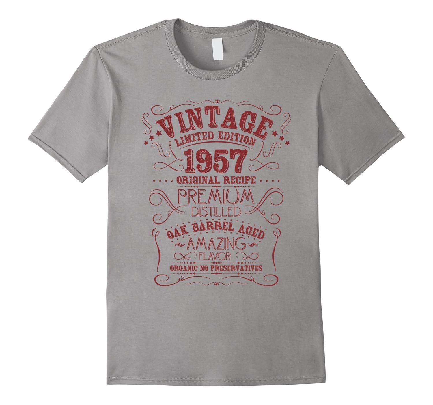 Vintage 1957 60th Birthday Shirt Grunge Distressed Gift Tee-ANZ