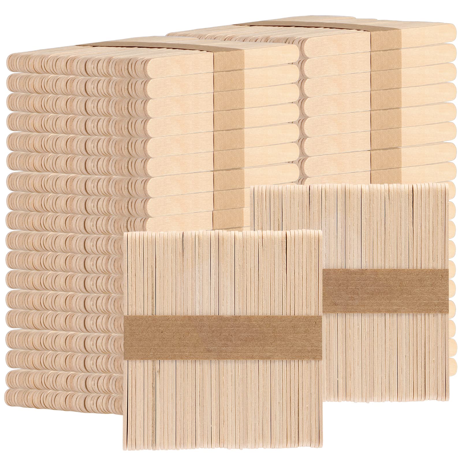 KEILEOHO Wooden Craft & Ice Cream Sticks, 2000 PCS, 4.5 Inch, 114x10x2mm