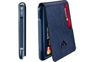 MURADIN Mens Wallet Tactical Bifold Wallets for Men Metal RFID Blocking Aluminum Money Cards Holder Gifts for Men