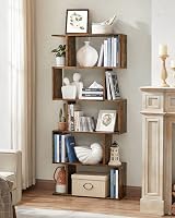 VASAGLE 5-Tier Bookcase 24 x 90 x 159 cm Rustic Brown LBC416K01 view 7