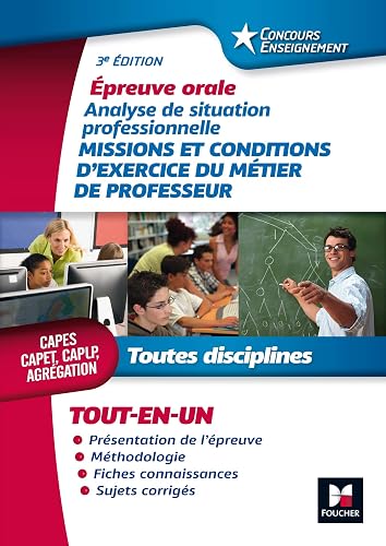 Download Concours Enseignement - Analyse de situation professionnelle - Oral CAPES, CAPET, CAPLP, Agrégation PDF