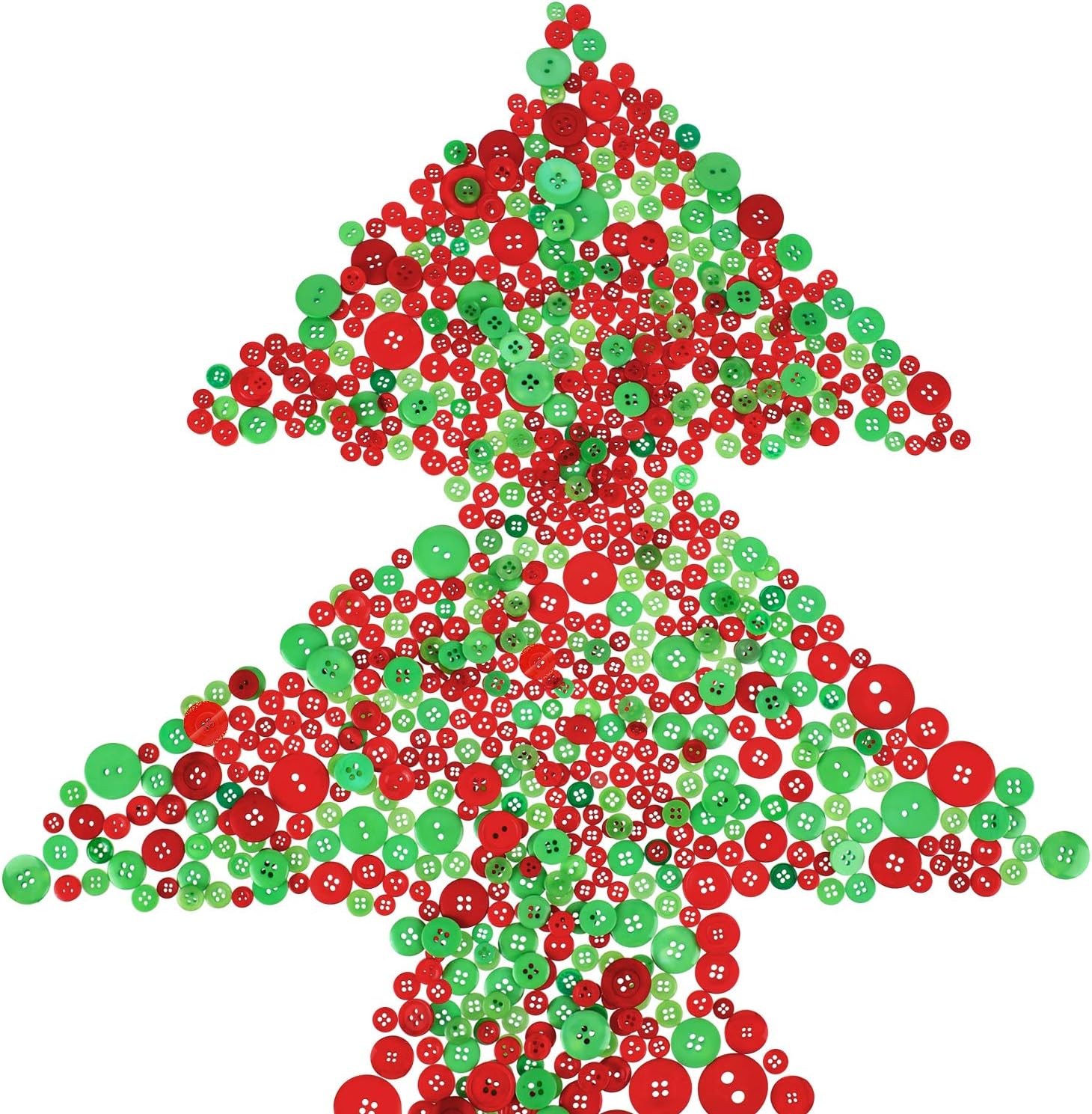 Download Amazon Com 1000 Pieces Christmas Buttons Round Craft Resin Buttons For Christmas Crafts Sewing Decorations 2 Holes And 4 Holes Red Dark Green Yellowimages Mockups