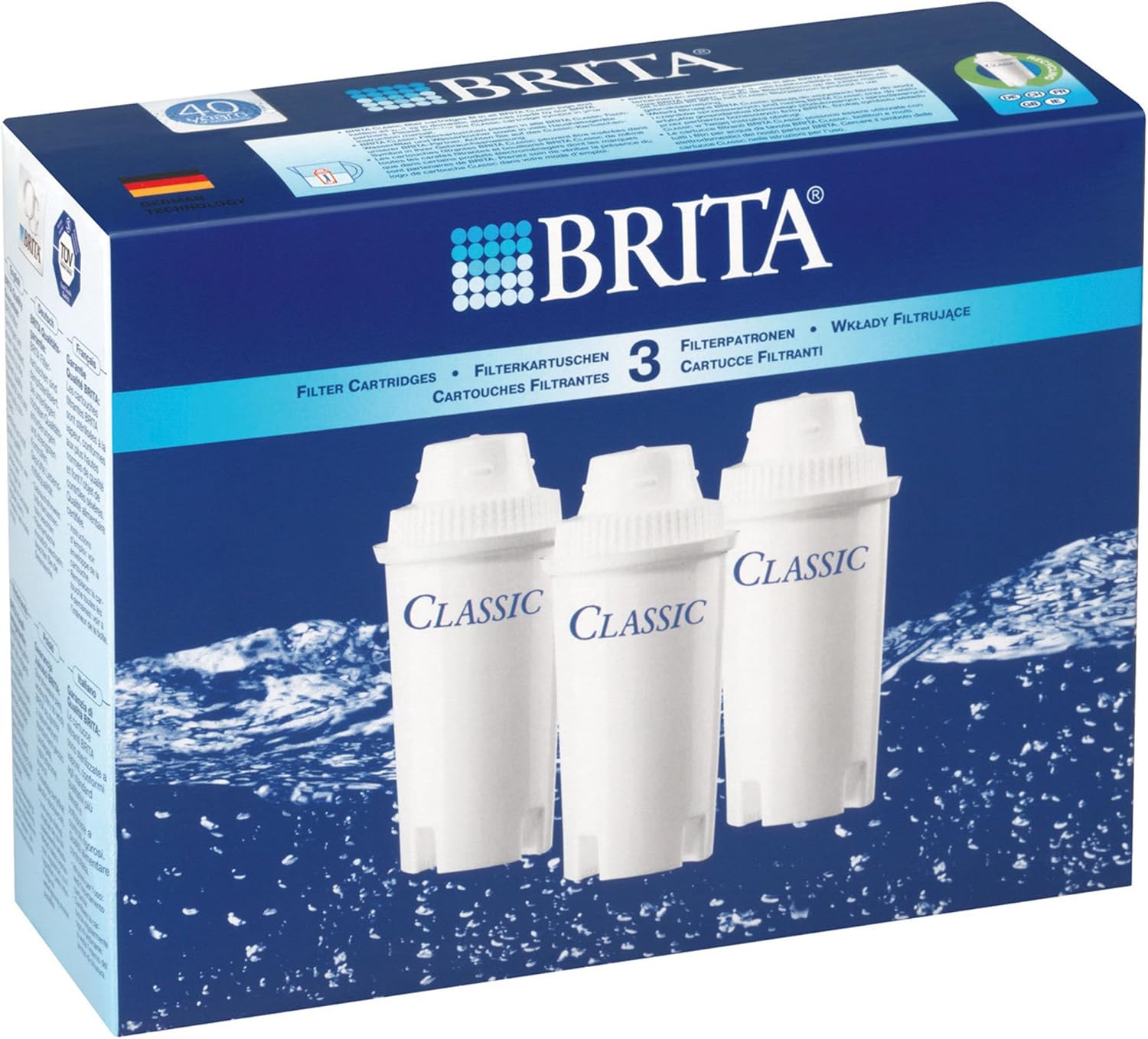 Brita Kartusche Classic Wasseraufbereiter NEU OVP Wasserneutralisierer 3-teilig Kaufen