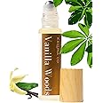 Vanilla Woods Delicious Pure Essential and Fragrance Oil Perfume Roll On with Organic Jojoba Oil, Alcohol Free, Small-Batch, Made in California, 0.34 Fl Oz