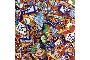 Broken Ceramic Glue Down Mexican Tile for Murals and Mosaics! 25 pounds, New! Best Deal! ⭐⭐⭐⭐⭐