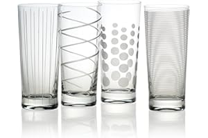 Mikasa Cheers Highball Glass, 19.75-Ounce, Set of 4