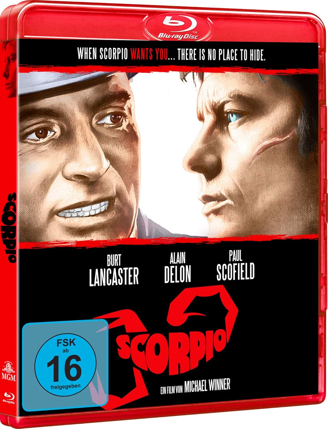 Scorpio Der Killer Blu Ray Amazon De Lancaster Burt Delon Alain Scofield Paul Hunnicutt Gayle Colicos John Winner Michael Winter Michael Lancaster Burt Delon Alain Dvd Blu Ray