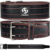 Genuine Leather Weightlifting Belt (6mm Thick) – Unisex Exercise Belt for Strength Training, Weight Lifting, Squats, with Waist Support | Adjustable Design, Suitable for Various Workouts
