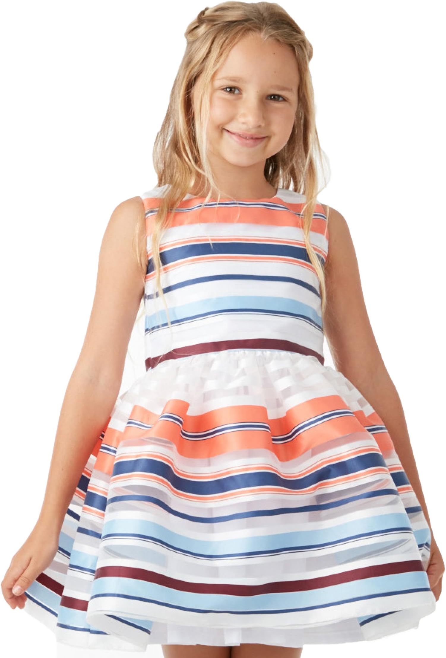 Halabaloo Elegant Stripe Dress Size 5