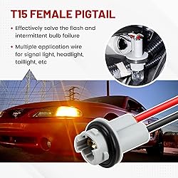 RED WOLF T15 912 921 Bulb Socket W16W Harness