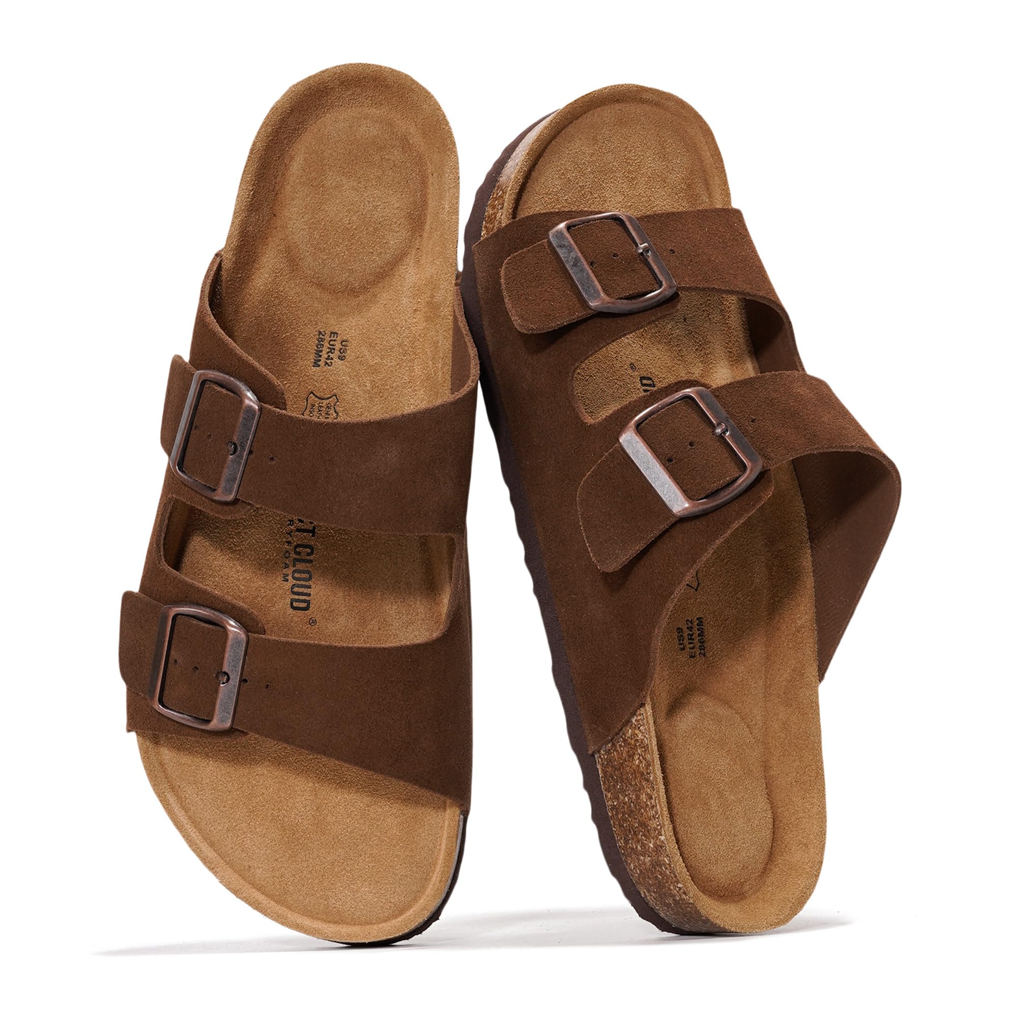 Project Cloud Genuine Leather Mens Sandals with