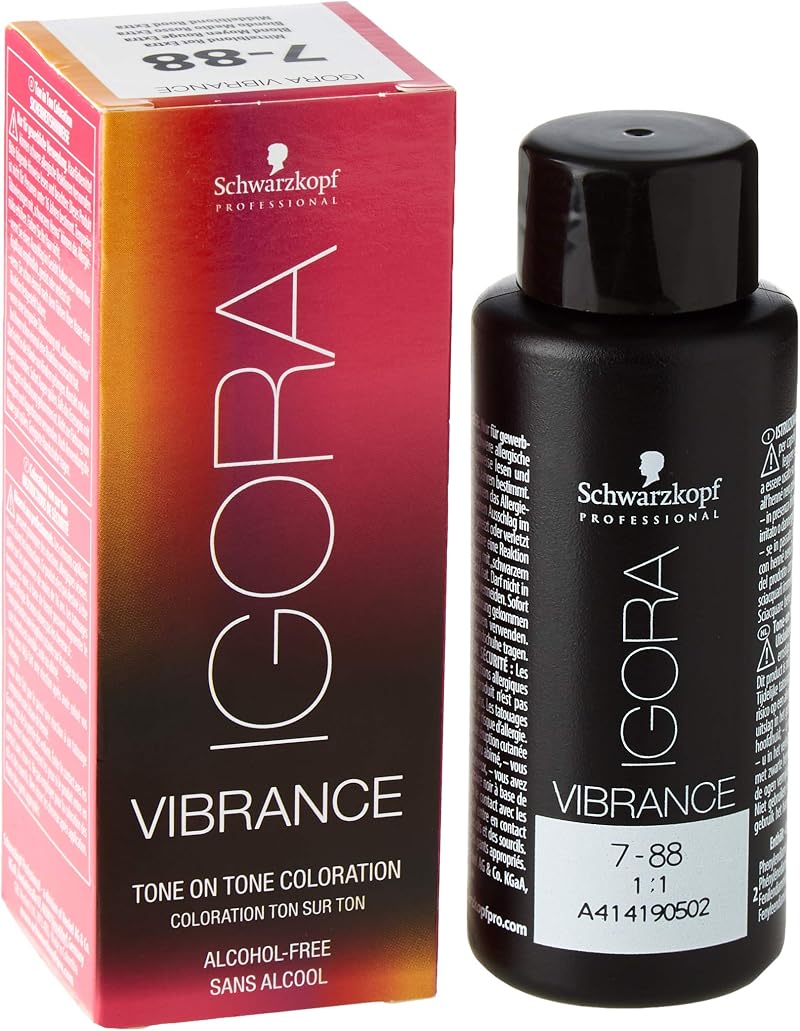 Schwarzkopf Igora Vibrance Tone on Tone Hair Colour 7-88 Medium Blonde Red