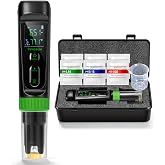 VIVOSUN Aerolab Digital pH Meter Kit &plusmn;0.01 High Accuracy | Waterproof, Replaceable Probe, LCD Display, Auto Temperature Compensation, Calibration Powder for Hydroponics, Gardening