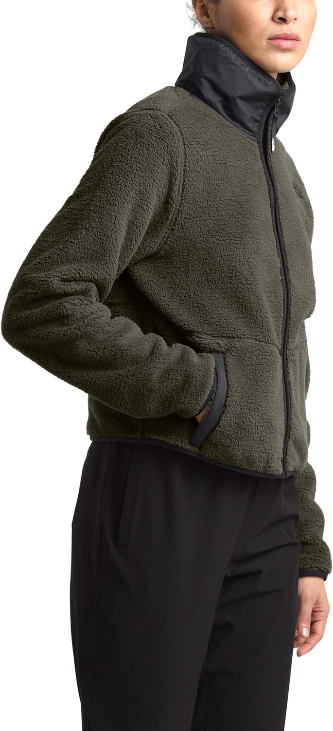north face dunraven sherpa crop
