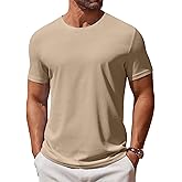 COOFANDY Men's T Shirt Short Sleeve Crew Neck T-Shirt Casual Summer Classic Basic Tee Shirts
