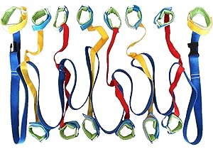 Haktoys Children Safety Walking Rope with 14 Handles | Extendable and Adjustable Handles with Soft Inner Fabric | Safe and Durable | Perfect for Nursery, Daycare, Kindergarten and School
