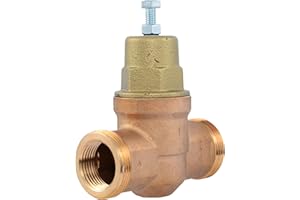 Cash Acme EB45 Pressure Regulating Valve, 1 Inch NPT Threaded, Metal Top, 60 PSI, PVA20M-DTH-60