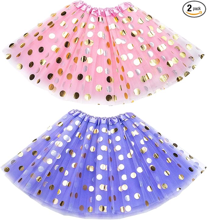 Amazon Co Jp Baby Rex ポルカドットチュチュ 幼児女児用 パープルとピンクのチュチュ 誕生日パーティー コスチュームパーティー お 遊びの日 ハロウィン ダンス発表会 ベビー女児用ドレスアップ服 服 ファッション小物