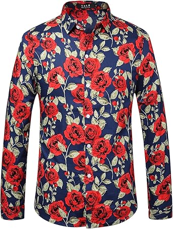 Rose printed shirt Clearance