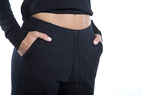 MY BASIC Damen gestrikte Hosen Viskose