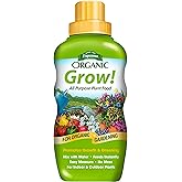 Espoma Organic Grow! Liquid Concentrate Plant Food - All Purpose Fertilizer for Indoor & Outdoor Plants. for Organic Gardening. 16oz Bottle Pack of one