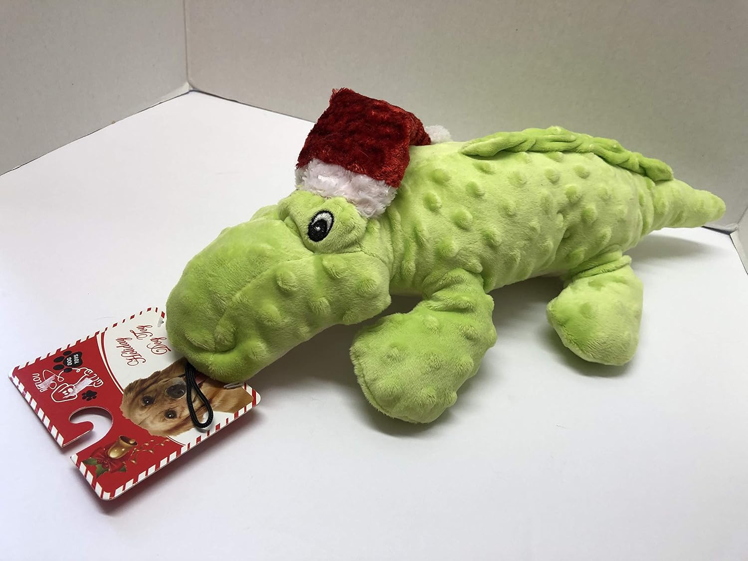 stuffed alligator dog toy