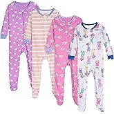 Onesies Brand baby-girls 4-pack Footed Pajamas