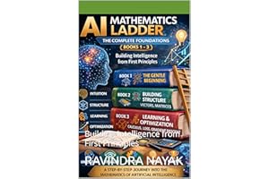 AI Mathematics Ladder — The Complete Foundations (Books 1–3): Building Intelligence from First Principles (The AI Mathematics