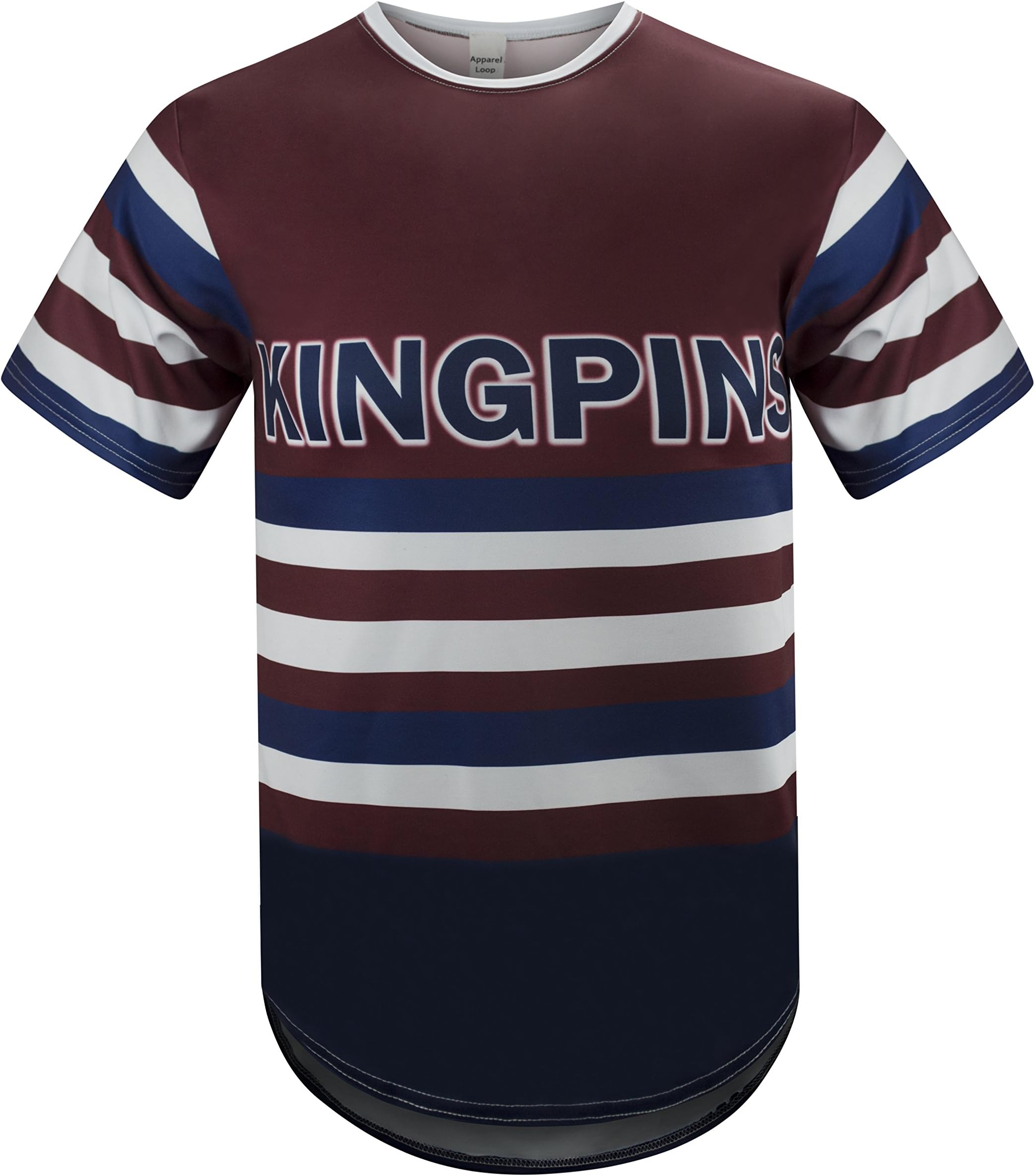 Mens Hipster Hip Hop Pablo Escobar Football Jersey Throwback Elongated