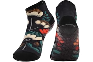 RANDY SUN Barefoot Quick-Dry Sand Beach Socks, Breathable Seamless Yoga Sock With TPE Sole